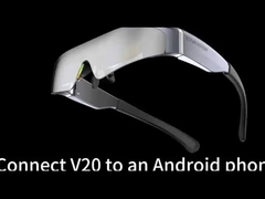 OEM&ODM 41度FOV 1080P 143インチHDMIヘッドマウントディスプレイ 2スピーカー