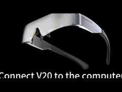 0.49インチ 1080P AR スマートメガネ 2000 ニット HDMI インターフェース