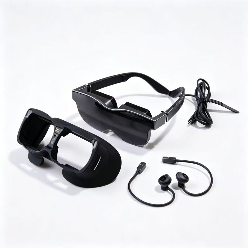 70° FOV 1080P 解像度 VR スマートメガネ ダイオプターの調整とUSB-C接続
