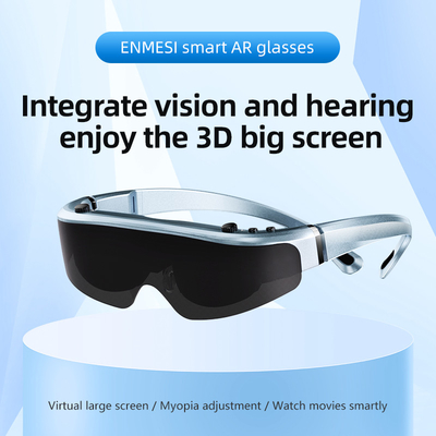 USB-C AR スマートメガネ 1800 ニット 大型FOV 43° 1080P 60Hz OLEDヘッドマウントディスプレイ