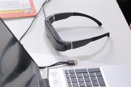 カスタマイズされたロゴ VR スマートメガネ,ビデオビューイング HDMI & USB C ダイオプトル
