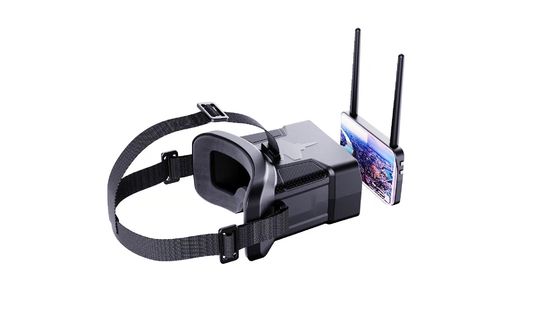 480x272 HD解像度 0-120° FOV FPVゴーグル 600mAhバッテリー搭載 ドローンヘッドセット用